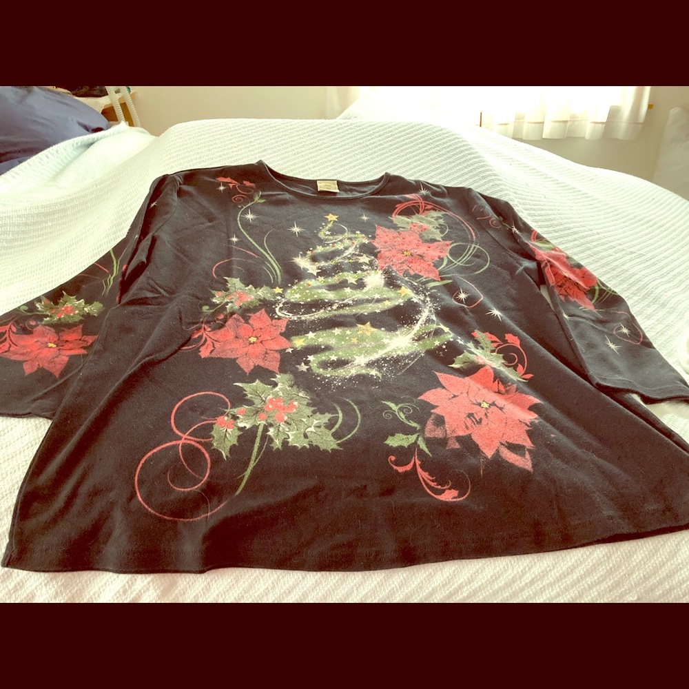 Knit shirt 4/4 sleeve Holiday